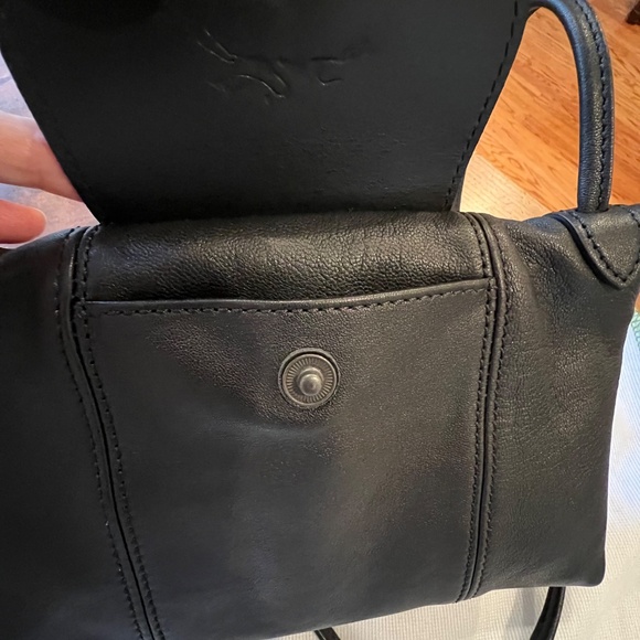 Longchamp Le Pliage Cuir Leather Crossbody, NWOT - Picture 5 of 7